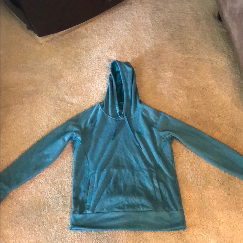 Turquoise adidas hoodie
